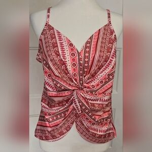 Women's Pink Patterned Top